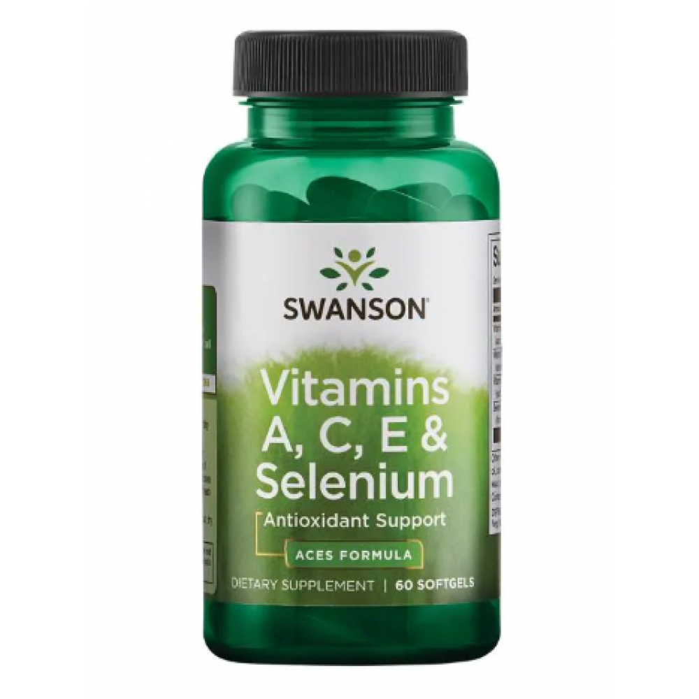 Vitamin A C E + Selenium - 60sgels