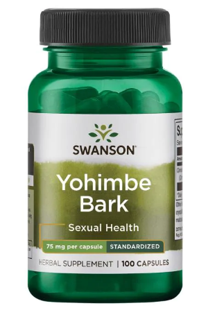 Yohimbe Bark-Standardized 75mg - 100caps