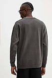 AllOriginal com ua Бавовняна кофта Marc O'Polo DENIM чоловіча колір сірий однотонна 5000005307 РОЗМІРИ, фото 4