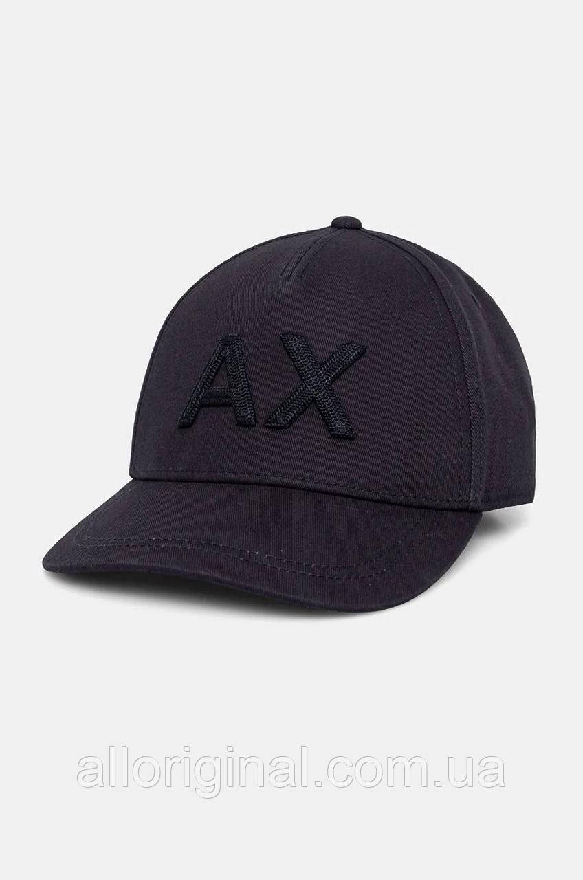 AllOriginal com ua Бавовняна бейсболка Armani Exchange колір синій однотонна 954213 4F112 РОЗМІРИ ЗАПИТУЙТЕ