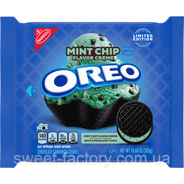 Печиво Oreo Mint Chip 303g, фото 1