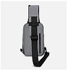 Модна водонепроникна нагрудна сумка з твердим корпусом для чоловіків, сумка через плече гуртом, фото 5