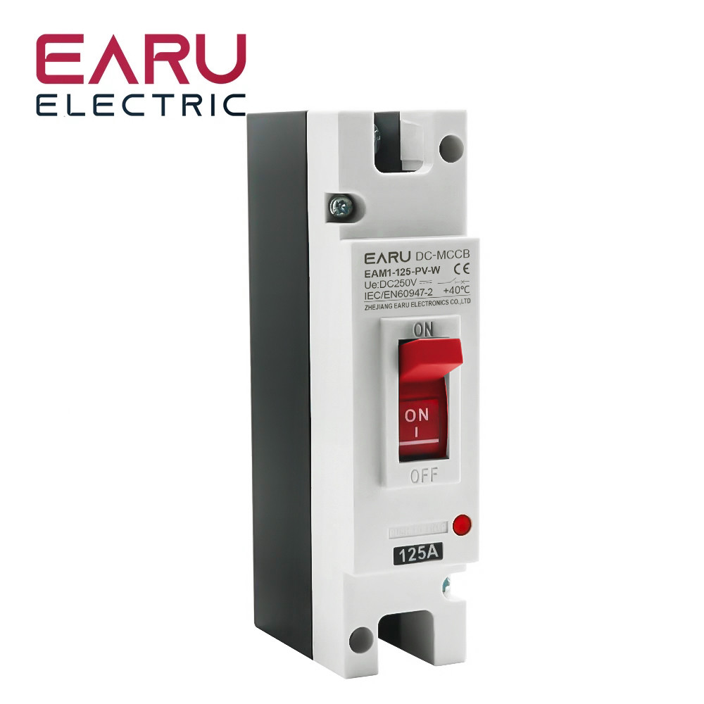 Автоматичний DC mccb вимикач 250а Earu 1p для АКБ і панелей, фото 1