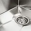 Кухонна мийка CM 75*46А нержавійка Platinum Handmade "Водоспад"-stryqq, фото 8