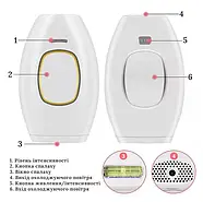 Жіночий лазерний епілятор для всього тіла IPL Hair Removal Епілятор для безболісного видалення волосся, фото 4