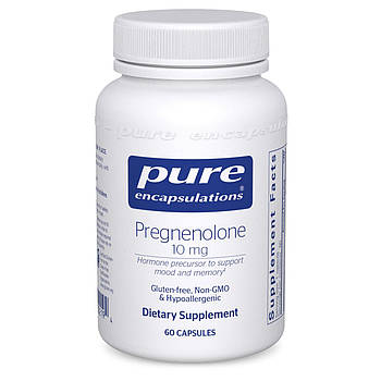 Прегнінолон Pure Encapsulations (Pregnenolone) 10 мг 60 капсул BX226