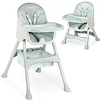 Дитяче крісло для годування 3в1 Світло-зелений  Milo Ricokids 700001 Польща