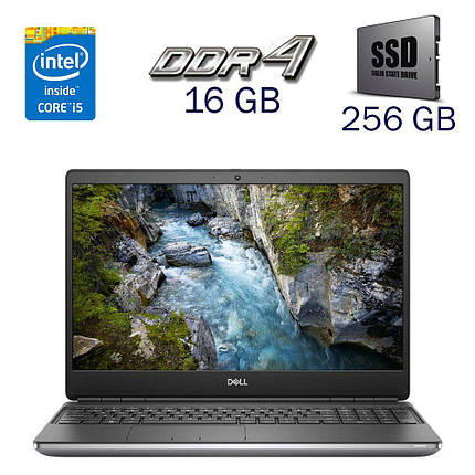 Ноутбук Dell Precision 7550/ 15.6" (1920x1080)/ Core i5-10400H/ 16 GB RAM/ 256 GB SSD/ Quadro T1000 4GB, фото 1