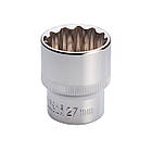 Головка 12 г. 1/2" 27 мм INTERTOOL ET-0227