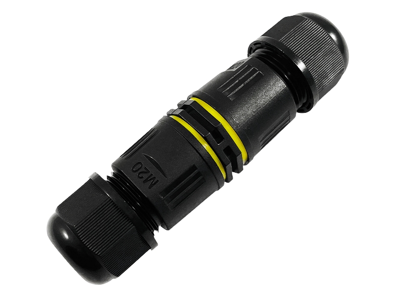 Мережевий з'єднувач водонепроникний М20 Lemanso LMA2740 для кабелю Ø 5-8 мм 3 контакти IP68