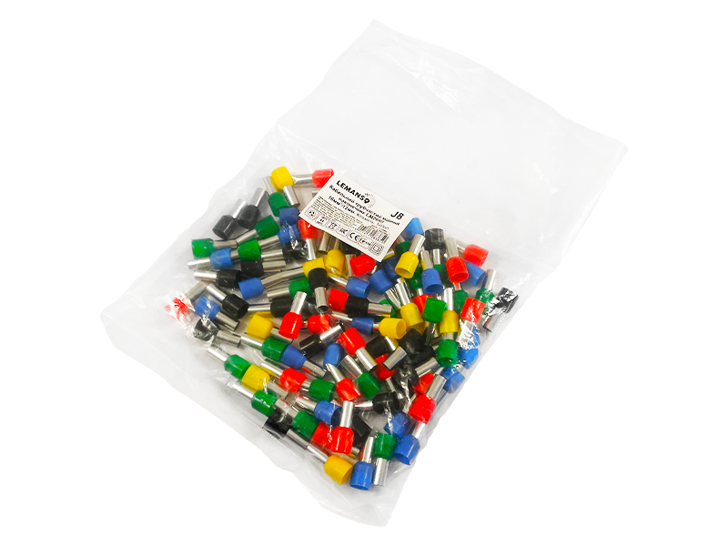 Кабельний трубчастий наконечник Lemanso LM2660 16 мм²/12 мм 100 шт