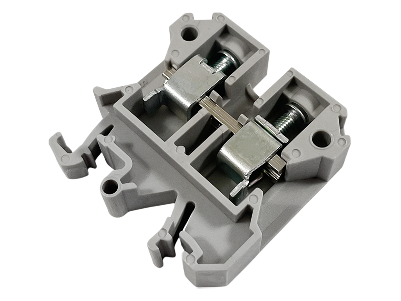 Клемна колодка Lemanso LMA2693 JXB 16 мм на DIN-рейку сіра, фото 1