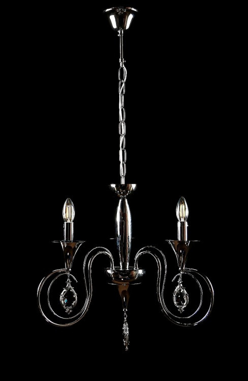 Класична люстра в хромі L30299/3 (CR), фото 1