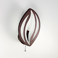 Бра LED в форме лепестка цвета coffee | Line F | Арт. 2325/1 CF