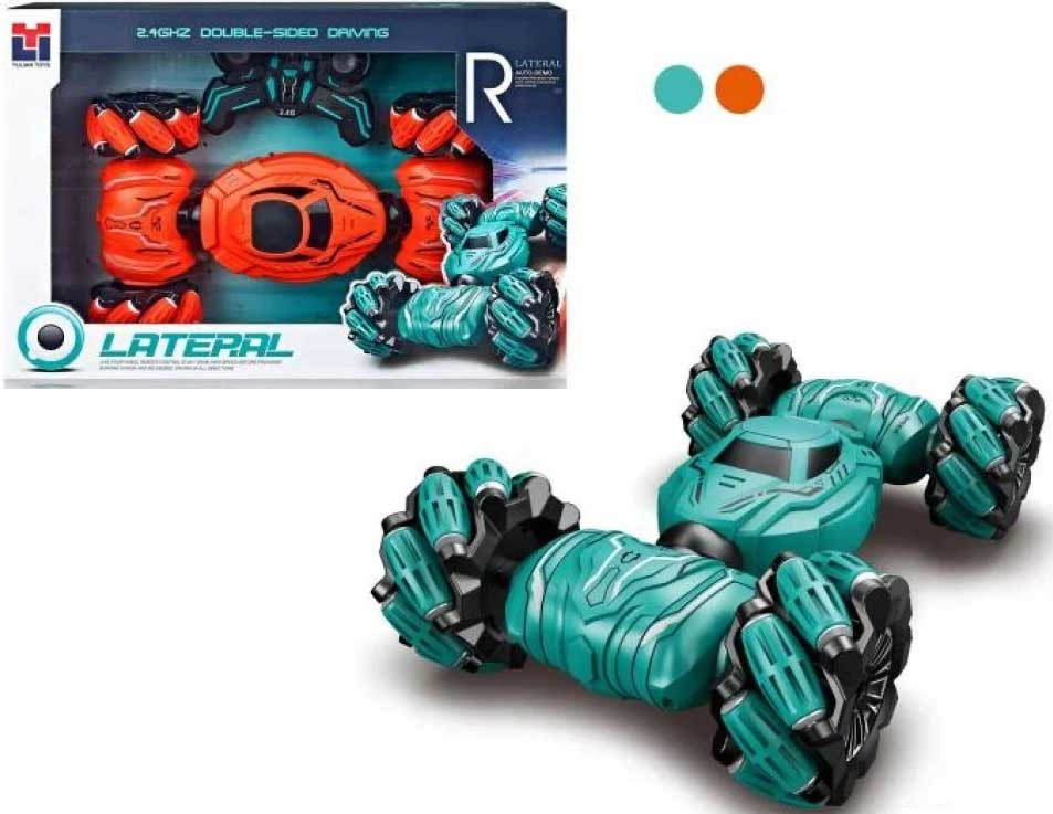 Машинка перевертень на радіокеруванні Stunt Car 986-14 браслет керування від руки, фото 1