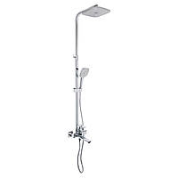 Душова система універсальна Lidz Dozorca 1030 на три споживача (з виливом) (k35) LDDOZ1030CRM45407 Chrome