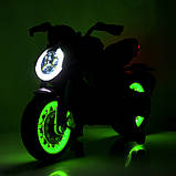 Дитячий електро мотоцикл двоколісний на акумуляторі Ducati 800 для дітей 3-8 років M 5827 Зелений, фото 3