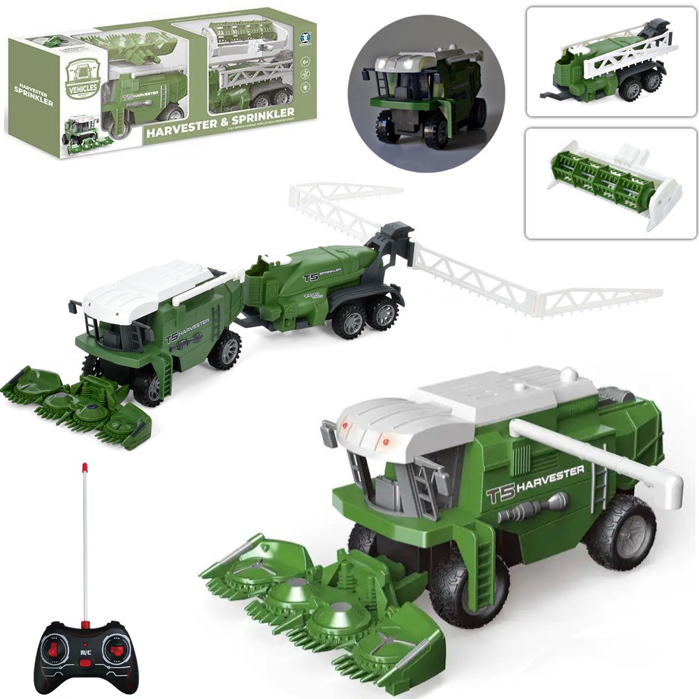 Комбайн із причепом і насадками на радіокеруванні арт. CR 1924, фото 1