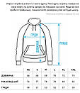 Бірюзове оверсайз худі Staff turquoise logo oversize fleece, фото 5
