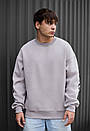 Світло-сірий світшот Staff brand oversize fleece, фото 3