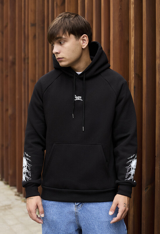 Молодіжне тепле худі Staff logo & mask oversize fleece