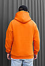 Яскраве помаранчеве худі Staff orange logo oversize fleece, фото 3