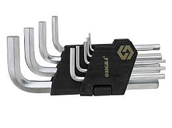 Ключі шестигранні 1.5-10мм 9шт CrV (короткі) 4022011 ТМ SIGMA