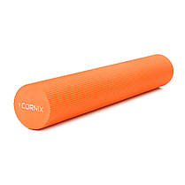Масажний ролик Cornix EVA+ 90 x 15 см (валик, роллер) XR-0312 Orange, фото 4