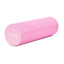 Масажний ролик Cornix EVA+ 45 x 15 см (валик, роллер) XR-0303 Pink, фото 4