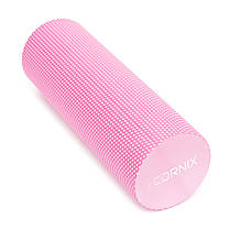 Масажний ролик Cornix EVA+ 45 x 15 см (валик, роллер) XR-0303 Pink, фото 5