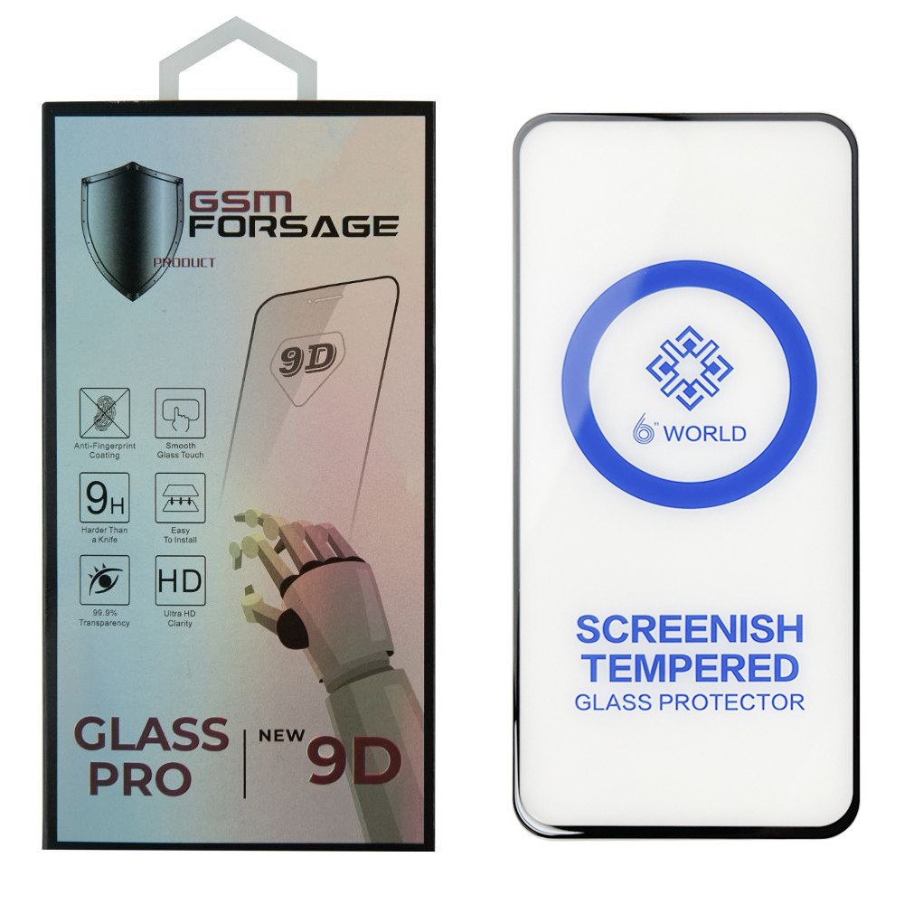 Захисне скло Premium Tempered Glass для Samsung Galaxy A35 SM-A356 / A55 SM-A556 (6.6') Black