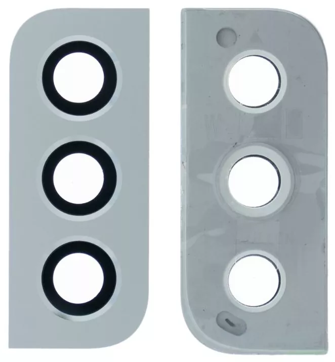 Скло камери Samsung Galaxy S22 5G / S22 Plus SM-S901 / S906 White (з рамкою)