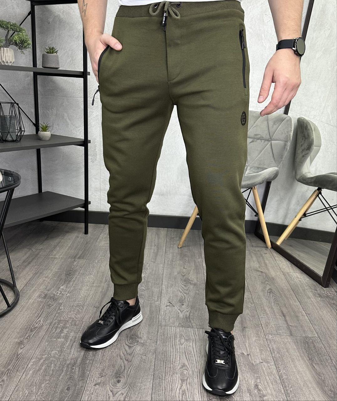 Чоловічі спортивні штани Pepe Jeans H4699 хакі, фото 1