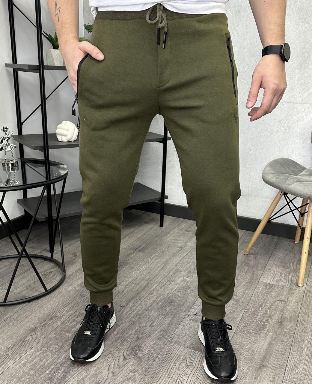 Чоловічі спортивні штани Pepe Jeans H4698 хакі, фото 1