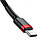 Кабель Baseus cafule PD2.0 60W flash charging USB Type-C (20V 3A)2M Red+Black (CATKLF-H91), фото 5