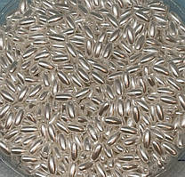 Перли-Рис, розмір 4*8 мм, колір-білий, упаковка 100 шт., Білий