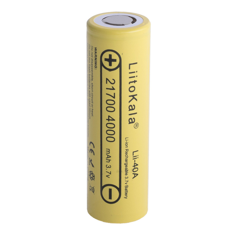 Акумулятор Liito Kala Lii-40A 21700 4000mah