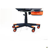 Крісло геймерське VR Racer Dexter Megatron чорний/помаранчевий, ТМ Амф, фото 6