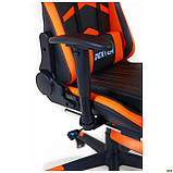 Крісло геймерське VR Racer Dexter Megatron чорний/помаранчевий, ТМ Амф, фото 9