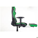 Крісло геймерське VR Racer Dexter Megatron Черный/Зелений, ТМ Амф, фото 6