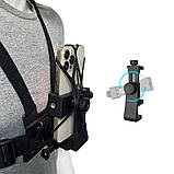 Кріплення для телефону на груди AC Prof KIT-27 + силіконове страхувальне кріплення, фото 2