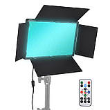 Панель світлодіодна RGB відеосвітло прямокутне 40Вт CRI 95+ AC Prof U600 RGB, фото 5