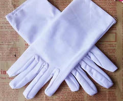 Рукавички білі класичні жіночі