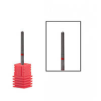 Фреза твердосплавна Циліндр, червона насічка