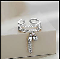 Каблучка в срібному кольорі