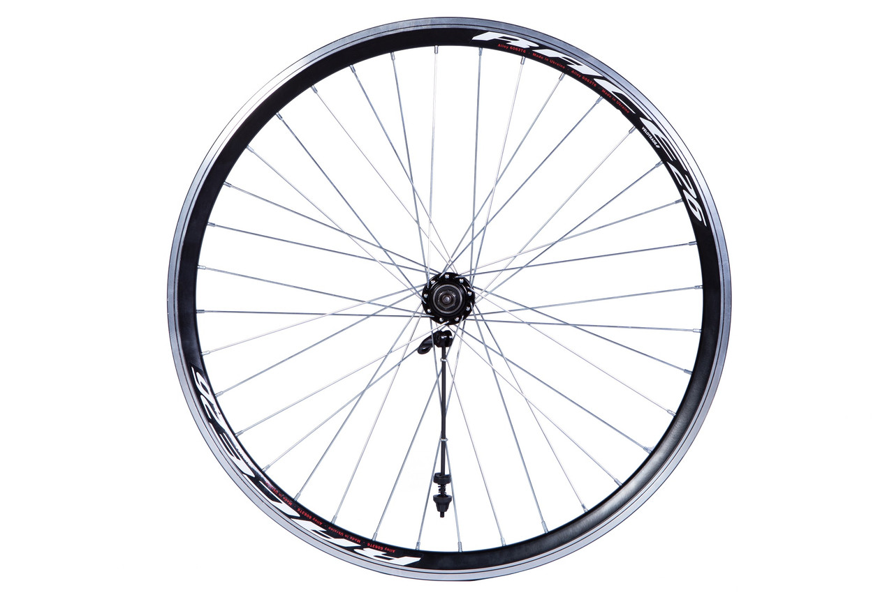 Колесо заднє 26" VLT 36H V-brake, під тріскачку, пром. подш, чорний (WHRVLT-AL-26-030)
