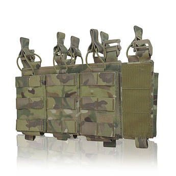 Передня панель для плитоноски з 3 підсумками під магазин Мультикам