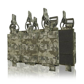 Передня панель для плитоноски з 3 підсумками під магазин Піксель