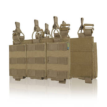 Передня панель для плитоноски з 3 підсумками під магазин Койот