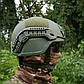 Шолом MICH 2000 Helmet PE NIJ IIIA хакі L, фото 8